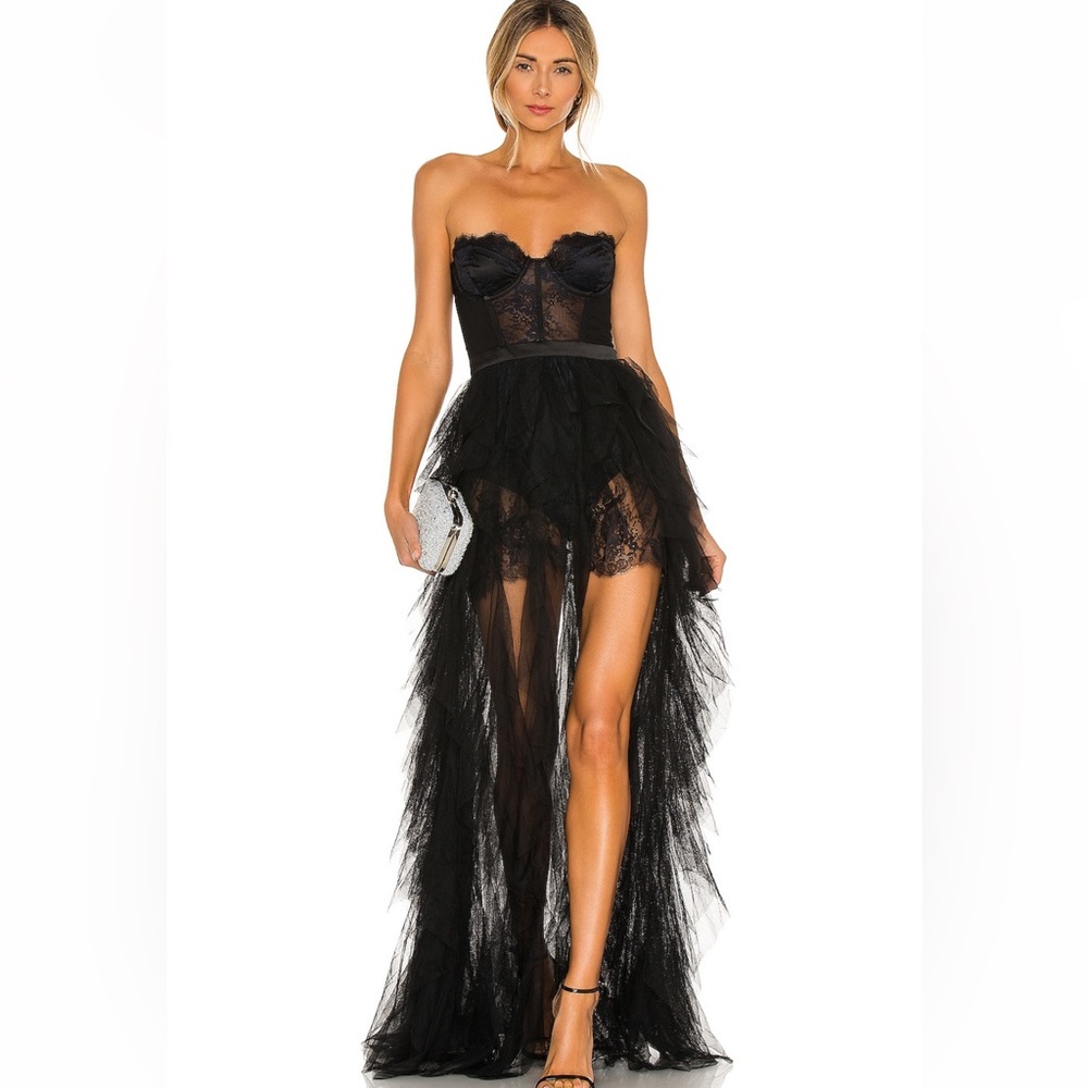 For Love & Lemons Bustier Gown
